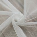 2 Piece Net Voile Window Curtain Panel for Bedroom