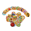 50PCS stickers toys for kids cartoon emoticon smile face decor stickersTO