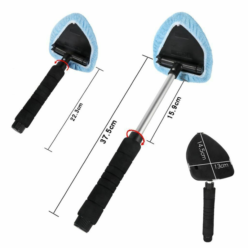 1 Pieces Car Windshield Window Home Glass Retractable Microfibre Clean Brush