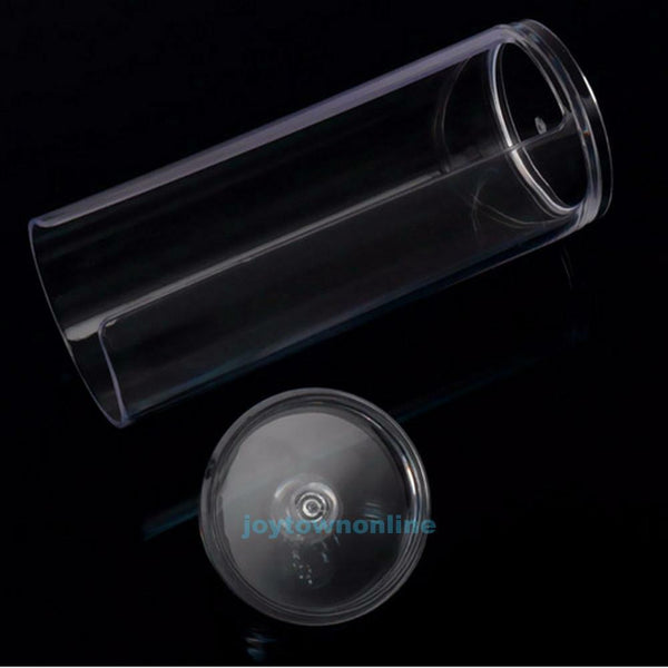 Clear Acrylic Makeup Storage Holder Case Cosmetic Cotton Pad Swab Organizer Box