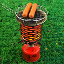 Stainless Steel Mini Camping Warmer Heater Cap Outdoor Gas Stove Cover Deluxe