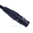 3 Pin XLR Female to 2 RCA Male Cable Audio Adapter Cable Metal Connector New