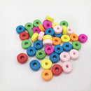 100x mixed wooden spacer beading beads wood bead jewelry accessories M&O