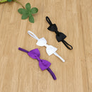 12pcs Cute Kids Headband Bowknot Headbands Solid Color Hair Bows Hair Band A
