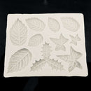 2Pcs Maple Leaf Silicone Cake Fondant Chocolate Sugarcraft Mold DIY Baking Decor