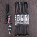 60 LED Wireless Remote Control Motorcycle Light Kit RGB Flexible Light