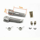 Pair Front & Rear Footpeg Pedals For Suzuki GSXR600 GSXR750 GSXR1000 2001-14