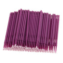 100pcs/lot Micro Applicator Brushes, Disposable Eyelash Extension Brushes for