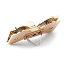 Bowknot Shape Clasp Turn Locks Twist Lock DIY Handbag Bag Hardware Accessor3C