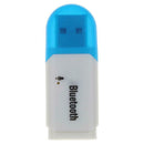 Bluetooth 5.0 Mini USB Adapter Audio Stereo Receiver Car Kit w/Mic (Blue)