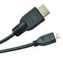 HDMI to Micro HDMI Cable, High Speed with Ethernet, 6 ft , For HTC EVO 4G