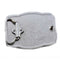 Us Flag With Flower Belt Buckle suitable for 4cm wideth snap on beltB Hn