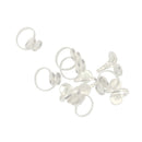 10pcs Adjustable Ring Base Double Base Settings Blanks Jewelry Findings
