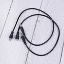 2pcs 3.5mm stereo male to micro USB male car AUX out cable for Android samsungOZ