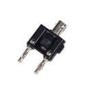 New BNC female jack to two dual Banana male plug RF adapter connector Z