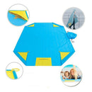 Outdoor Three-In-One Raincoat Multi-Function Outdoor Beach Mat Waterproof C