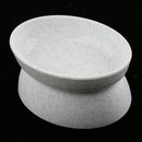 Plastic Cat Pet Dish Bowl Ergonomic Diner Food / Water White 2 Sides Bowls
