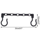 5Hole Magic Coat Hanger Multifunction Holder Clothes Organizer Folding Rotat Gw