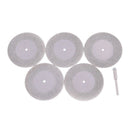 5pcs 50mm Diamond Cutting Discs & Drill Bit For Rotary Tool Glass Metal D9D8