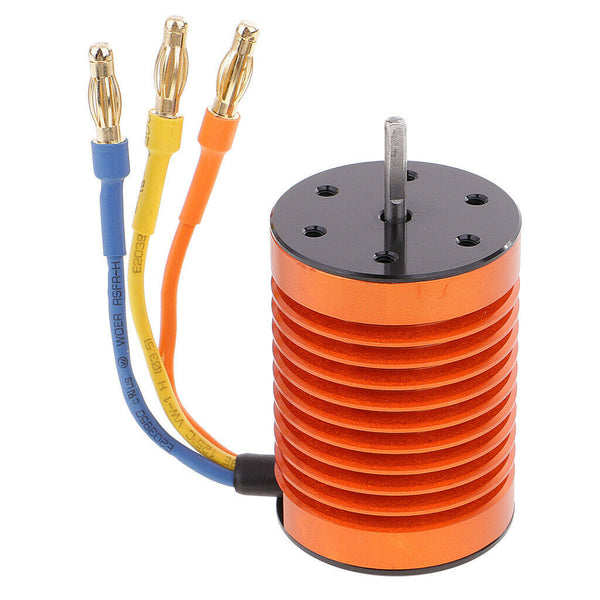 4370kv Brushless Slotted Motor for 1/10 RC Car Truck Crawler Boat