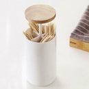 Toothpicks Storage Box Home Living Room Press Automatic Cotton Swabs Holder