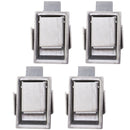 4X Small Mini RV Entry Door Lock RV Paddle Door Lock Camper -Stainless Steel