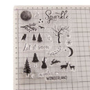 Xmas Tree elk Sparkle Silicone Stamp Seal Scrapbooking Photo Album Decorati Gw