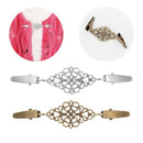 2Pcs Women Cardigan Sweater Blouse Pin Shawl Brooch Clips Shirt Collar Retr M1F3
