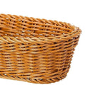 Oval Wicker Woven Basket Bread Basket Serving Basket, 14Inch Storage Basket R6P3