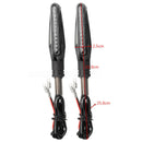 2 Flowing Water Light Universal Motorcycle Motorbike LED Turn Signal Indica Z5J9