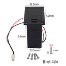 Black 9V Battery Compartment Cover for Guitar Accessory