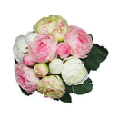 Artificial 13-Head Jasmine Silk Flowers Leaf Wedding Photography Craft Pink