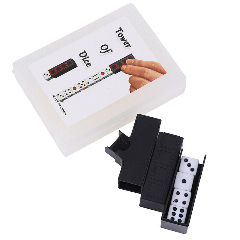 Tower of Dice Magic Tricks Dice Increase Close Up Stage Magic Props Tol Ew