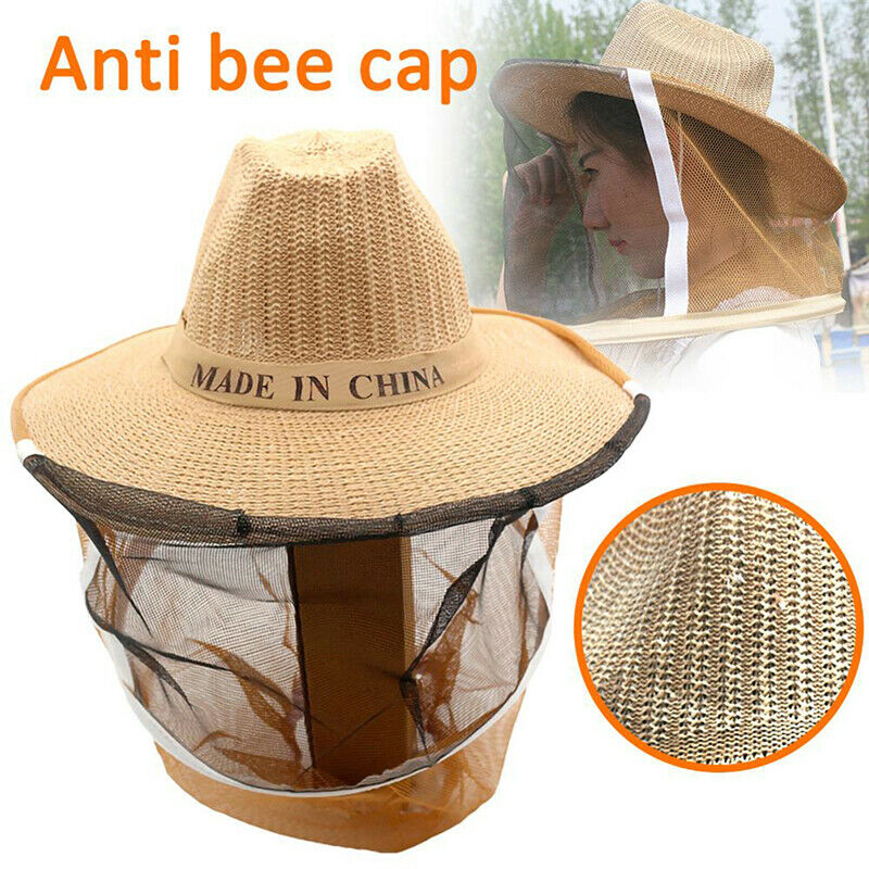 Beekeeper Protective Hat Anti Bee Fabric Nylon Net Yarn Hat Beekeeping Protec Gw