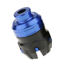 Universal Motorcycle Frame Slider Cap Crash Body Protector Aluminum - Blue