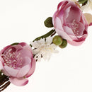 Bohemian Floral Headdress Flower Headband Hair Wreath Wedding Hair Accessory