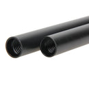 2pcs Aluminum Alloy Standard 15mm Rods M12 Female Thread 25cm 10"-1052