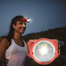 80W 220V Headlamp Flashlights Outdoor Camping Hiking Emergency Night Lamp