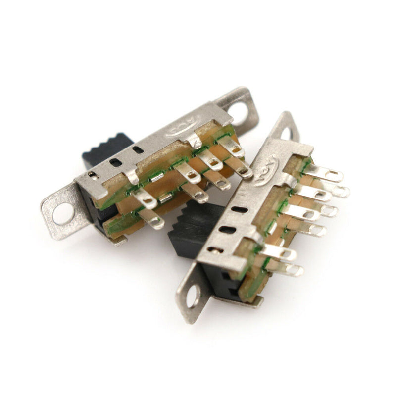 20pcs SS23E04 Double Toggle Switch 8 Pins DP3T Handle Length 5mm Slide Switc Ew