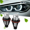 For BMV 10W Angel Eyes White Led Halo Ring Light Bulbs E39 E53 E60 E63 E64  I6A9