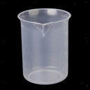 4 Pcs Food Grade Plastic Clear Graduated Measuring Cup Beaker Jug Container for