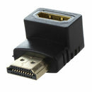 Video AV Adapter HDMI Male To Female Elbow With A Right Angle 90 Degrees