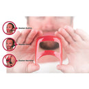 Neckline Beard Shaping Template Shaper Flexible Trimming Shaving Red
