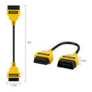 Autool Auto OBD2 16Pin Male to Female Extension Wire 30cm Diagnostic Cable Wi