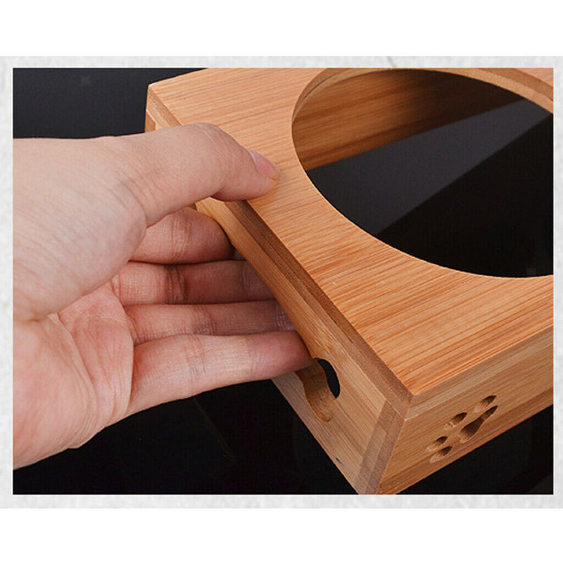 Pet Feeder Bowl Feeding Set Food Container Dispenser Small Animal Dog Cat S