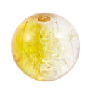 100 Pcs Mixed Crackle Glass Round Beads 8mm Dia. R7Y8
