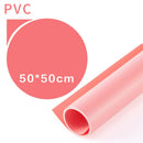 3X 50x50 Solid PVC Photographer Background White+Yellow+Pink Studio Screen