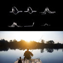 Fly Rod Guide Set  Fly Fishing Rod Guide Tip Repair Kit rings Different Size T^