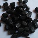 50Pcs Black Plastic Auto Car Truck Wheels Tire Valve Air Dust Cover Stem Cap New