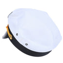 White Yacht Captain Skipper Sailer Boat Cap Hat children stage Prop FT